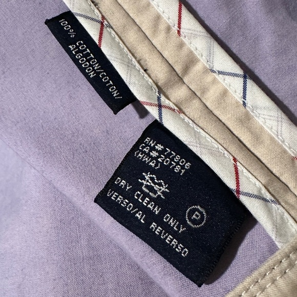 TOMMY HILFIGER Vintage 100% Cotton Business Man Trench Coat RARE Cream Tan Sz. L - Picture 10 of 11